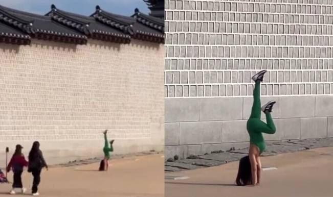 韩媒：越南一女子在首尔景福宫穿紧身衣练瑜伽引韩网民不满<strong></p>
<p>Koinim</strong>，当事人回应