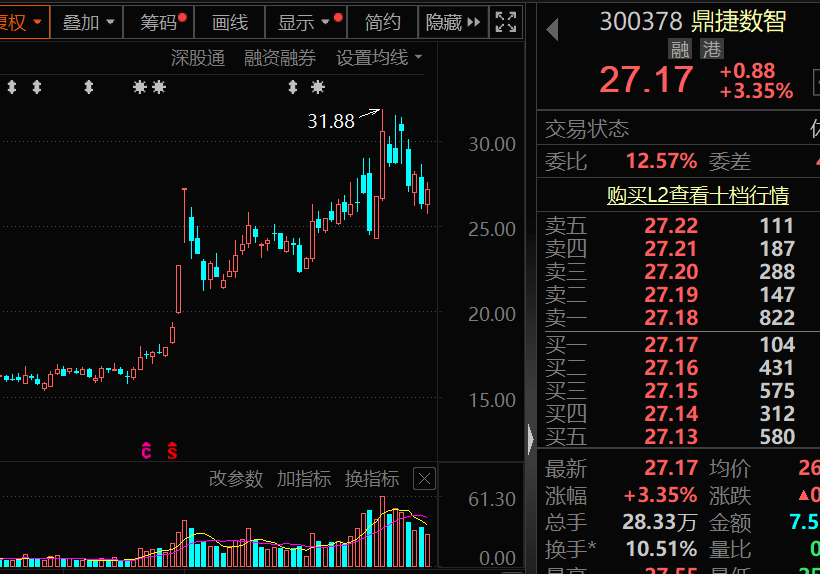 300378<strong></p>
<p>DSX</strong>，AI收入暴增超102%！机构密集关注