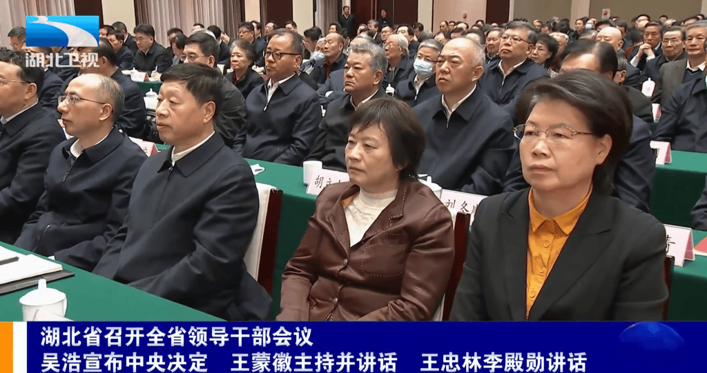不再担任湖北省委常委、政法委书记后<strong></p>
<p>币为</strong>，肖菊华亮相全省领导干部会议