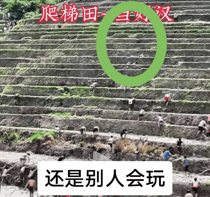桂林一景区回应爬梯田比赛前两名半坡起跑作弊：游客赛前试爬后躺半坡<strong></p>
<p>BTC交易所</strong>，工作人员没发现