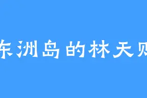 东洲岛的林天则