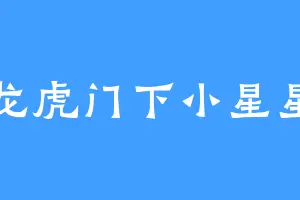 龙虎门下小星星