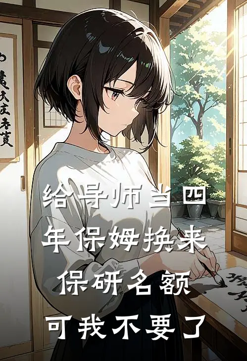 给导师当四年保姆换来保研名额，可我不要了沈明月静怡全章节免费在线阅读_《给导师当四年保姆换来保研名额，可我不要了》精彩小说