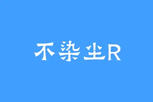 不染尘R