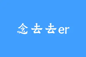 念去去er
