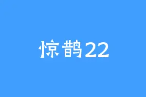 惊鹊22