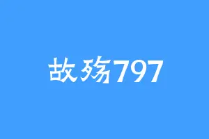 故殇797