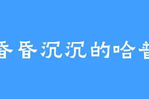 昏昏沉沉的哈普