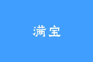 满宝