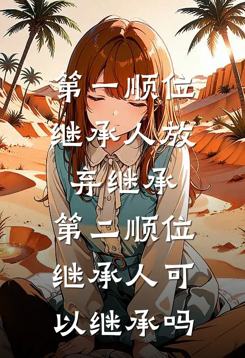 第一顺位继承人放弃继承,第二顺位继承人可以继承吗