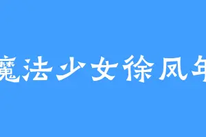 魔法少女徐凤年