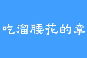 爱吃溜腰花的章子