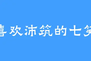 喜欢沛筑的七笑